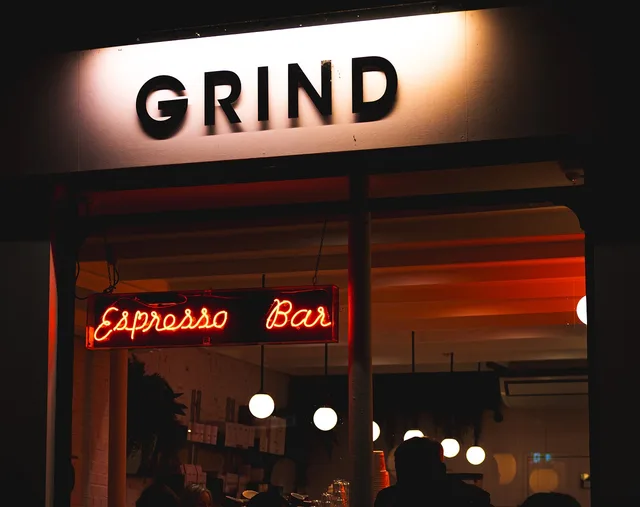 coffee shop, neon, neon lights, lights, shop, urban, espresso. Local SEO for Small Businesses Best Practices: Eligibility