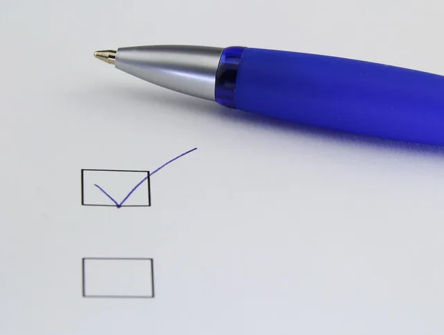 office, selection, write, paper, mark with a cross, done, ballpoint pen, pen, select, checklist, selection list, decide, decision, checklist, checklist, checklist, checklist, checklist. A Small Business Branding Checklist Built for Real Conditions