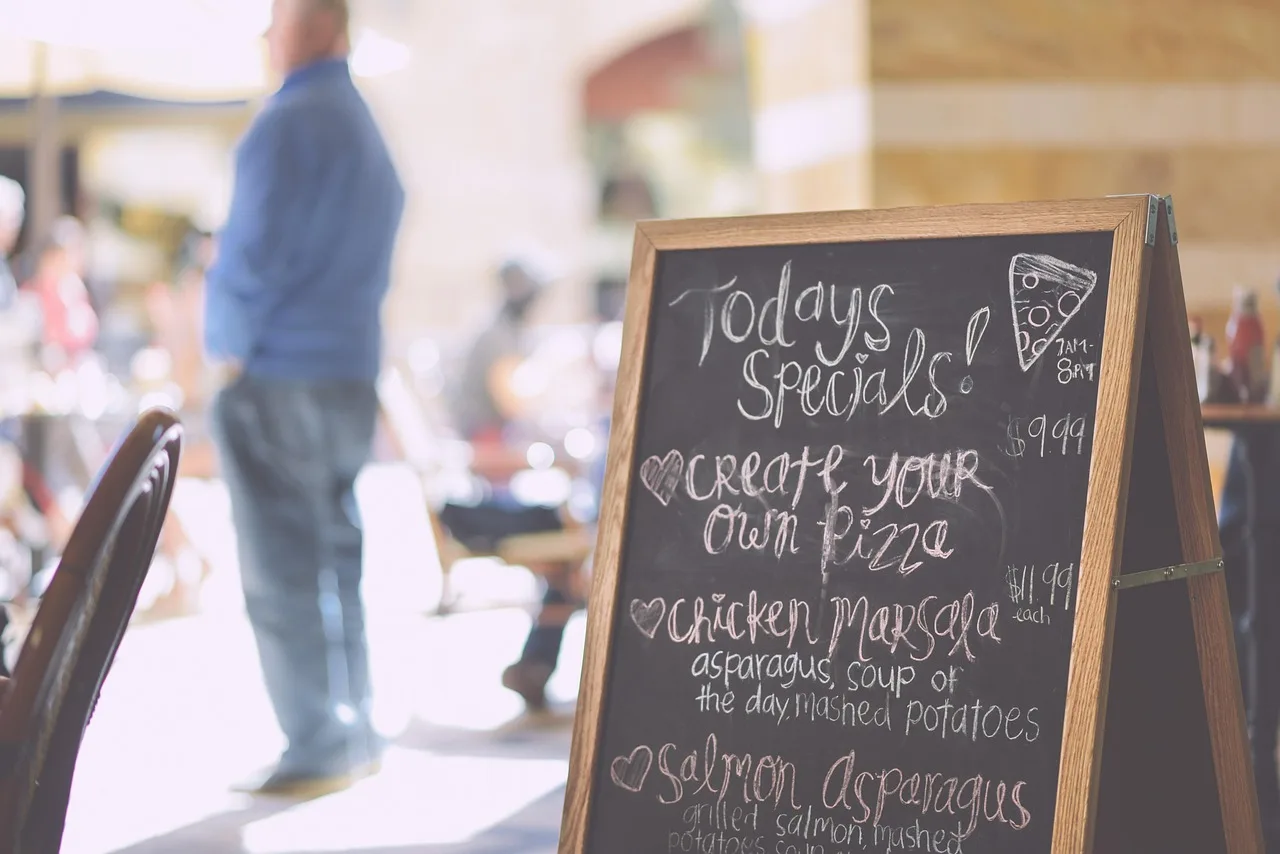 blackboard, chalk, board, cafe, daily, specials, pizza, food, menu, restaurant, menu, menu, menu, menu, menu. Small Business Grand Opening Ideas That Work Without a Big Budget