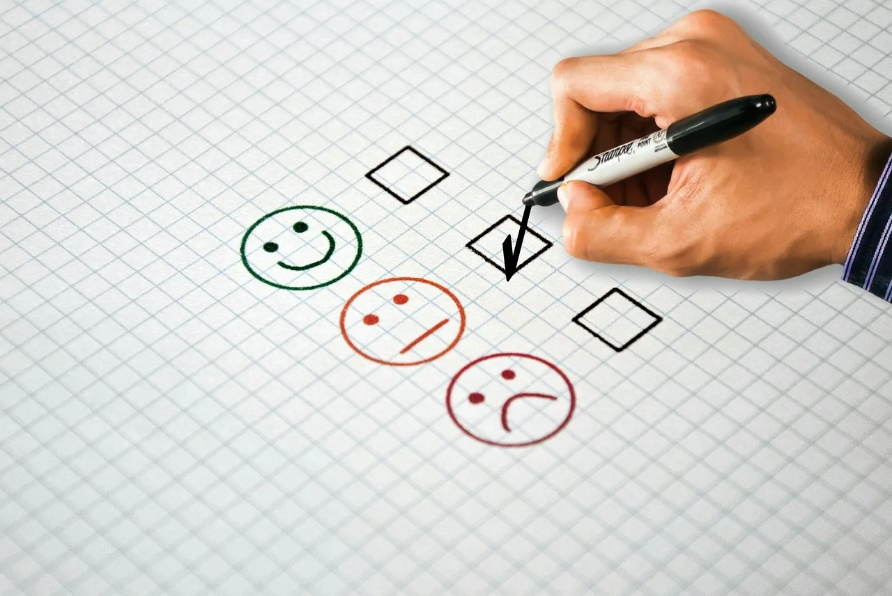 feedback, survey, nps, satisfaction, customer, face, happy, poll, check, rating, choice, experience, multiple, negative, neutral, opinion, paper, pen, positive, product, quality, range, rank, research, sad, feedback, survey, survey, survey, survey, survey. Leading Questions and Biased Samples: Market Research Mistakes