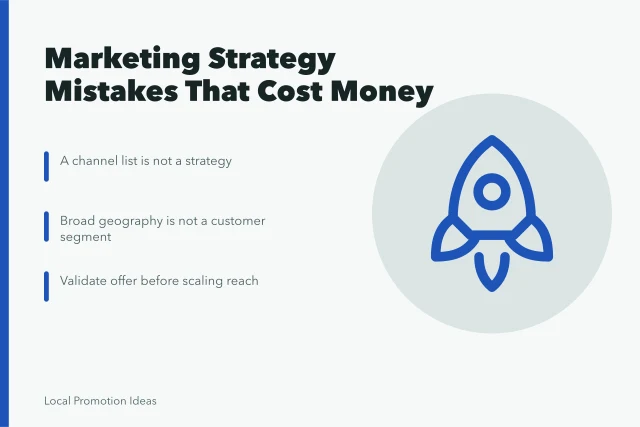 Card on small business marketing strategy mistakes and fixes. Spotting Small Business Marketing Strategy Mistakes Before They Cost Money