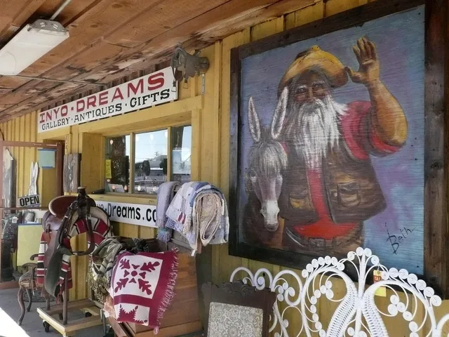 inyo county, california, usa, native art, gallery, painted wall, facade. Small Business Saturday and the SBA, a national promotion playbook